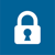 Icon indicating data security and privacy